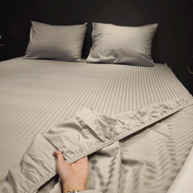 طقم ملايه قطن استرايب