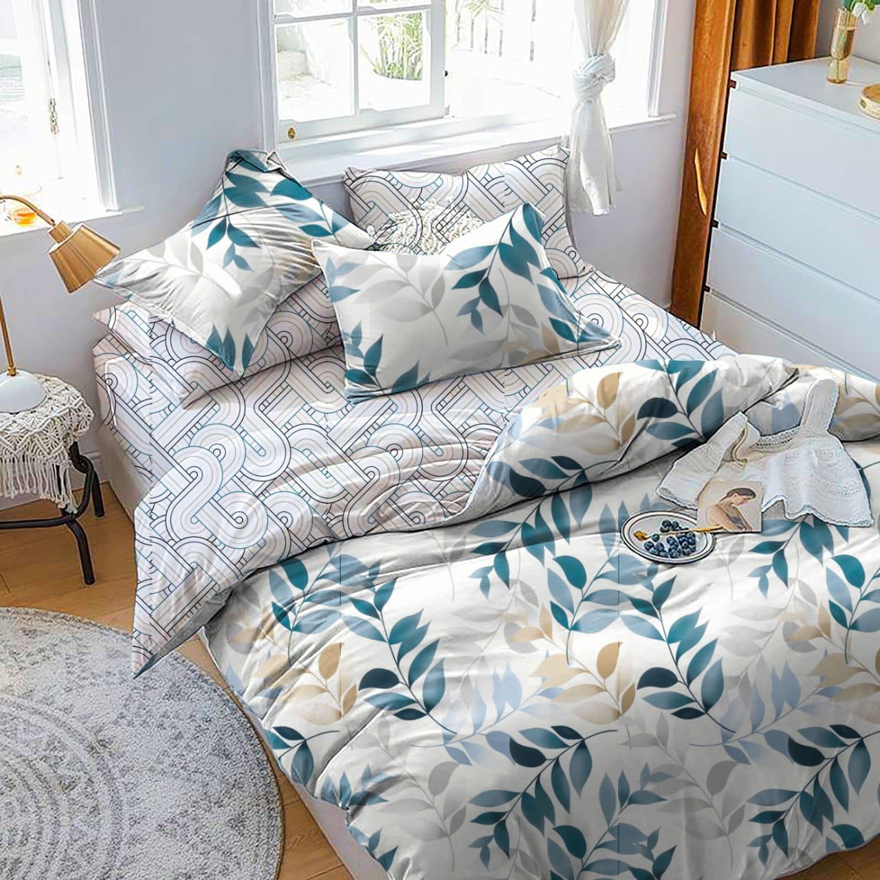 ملايات عامريه مشجر قطن